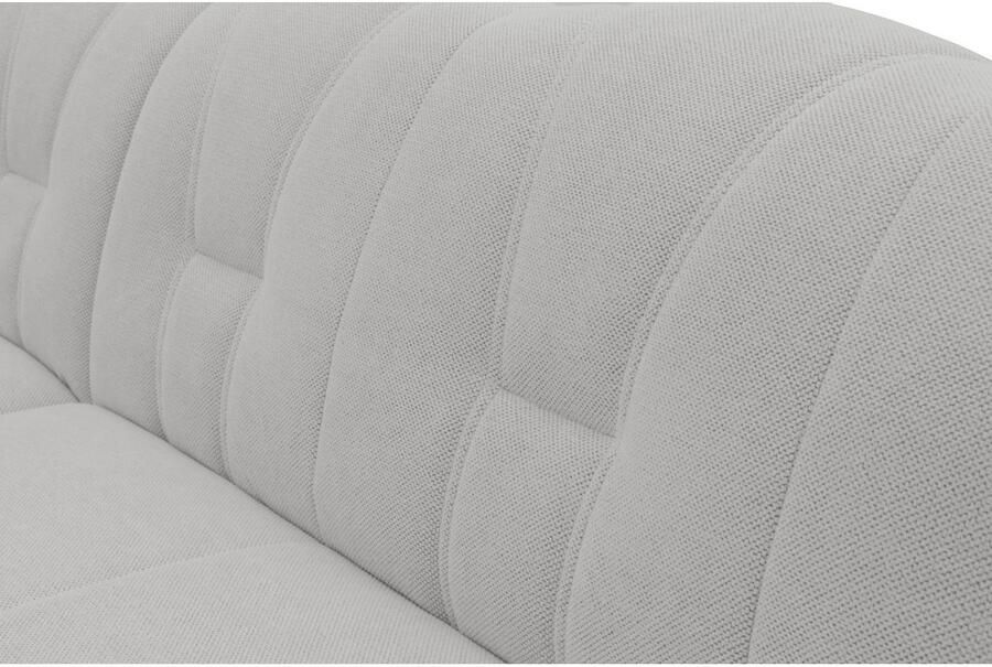 DOMO collection Hoekbank Flores slaapbank B D H: 233 142 86 cm L-vorm naar keuze met slaapfunctie naar keuze met binnenvering ook in leer - Foto 4