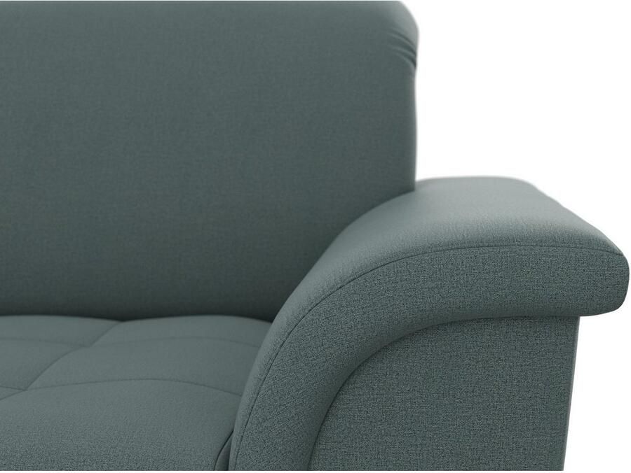 DOMO collection Hoekbank Franzi stiksels op de zitting B7T H: 278x162x80 cm L-model naar keuze met slaapfunctie bedkist en verstelbare hoofdsteun - Foto 2