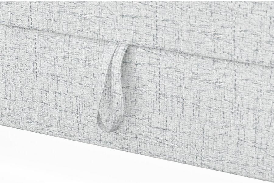 DOMO collection Hoekbank Franzi stiksels op de zitting B7T H: 278x162x80 cm L-model naar keuze met slaapfunctie bedkist en verstelbare hoofdsteun - Foto 3