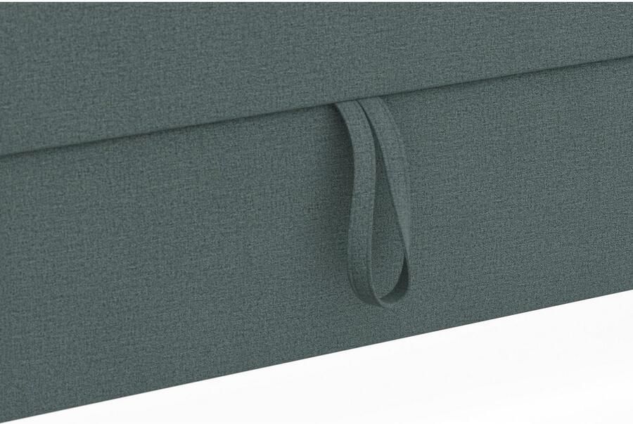 DOMO collection Hoekbank Franzi stiksels op de zitting B7T H: 278x162x80 cm L-model naar keuze met slaapfunctie bedkist en verstelbare hoofdsteun - Foto 3