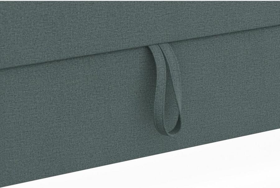 DOMO collection Hoekbank Franzi stiksels op de zitting B7T H: 278x162x80 cm L-model naar keuze met slaapfunctie bedkist en verstelbare hoofdsteun - Foto 3