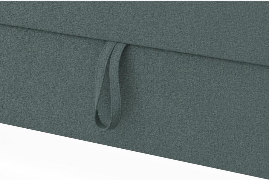 DOMO collection Hoekbank Franzi stiksels op de zitting B7T H: 278x162x80 cm L-model naar keuze met slaapfunctie bedkist en verstelbare hoofdsteun - Foto 4