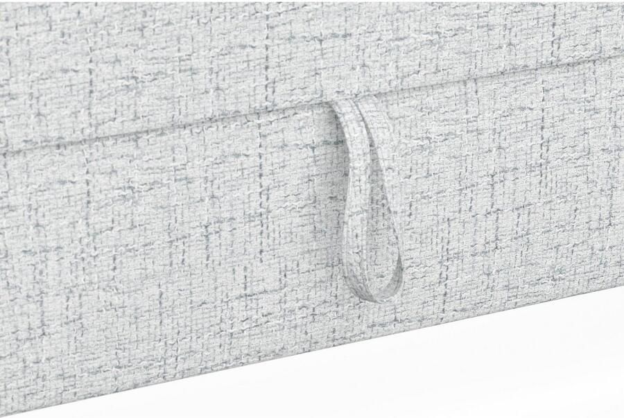 DOMO collection Hoekbank Franzi stiksels op de zitting B7T H: 278x162x80 cm L-model naar keuze met slaapfunctie bedkist en verstelbare hoofdsteun - Foto 3