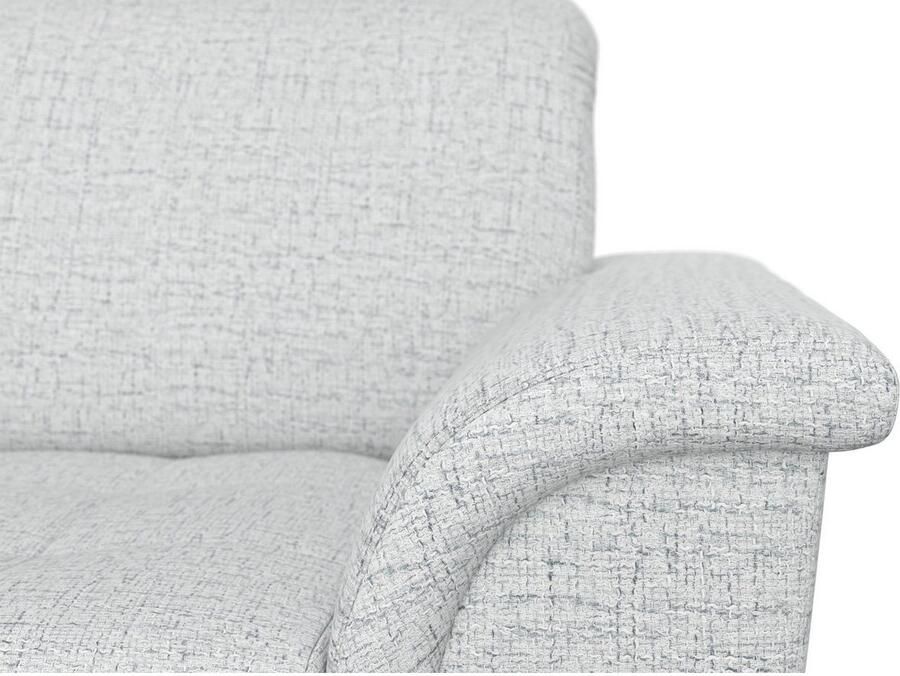 DOMO collection Hoekbank Franzi stiksels op de zitting B7T H: 278x162x80 cm L-model naar keuze met slaapfunctie bedkist en verstelbare hoofdsteun - Foto 2