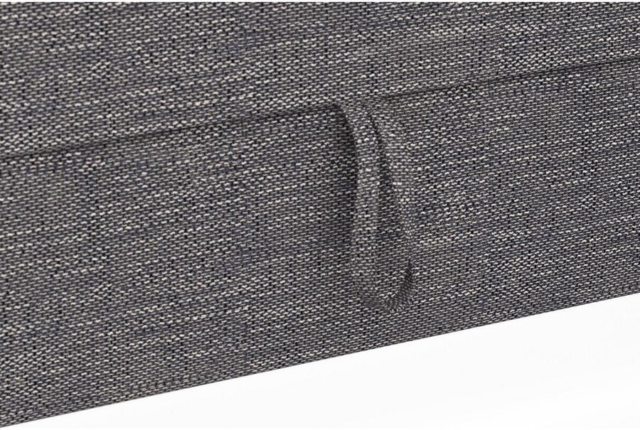 DOMO collection Hoekbank Franzi stiksels op de zitting B7T H: 278x162x80 cm L-model naar keuze met slaapfunctie bedkist en verstelbare hoofdsteun - Foto 3