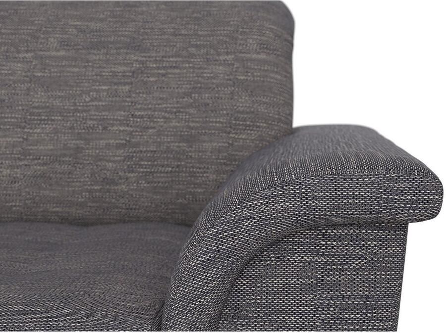 DOMO collection Hoekbank Franzi stiksels op de zitting B7T H: 278x162x80 cm L-model naar keuze met slaapfunctie bedkist en verstelbare hoofdsteun - Foto 2