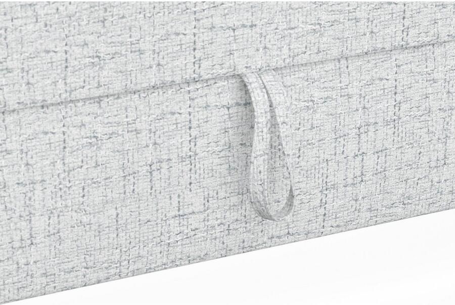 DOMO collection Hoekbank Franzi stiksels op de zitting B7T H: 278x162x80 cm L-model naar keuze met slaapfunctie bedkist en verstelbare hoofdsteun - Foto 3