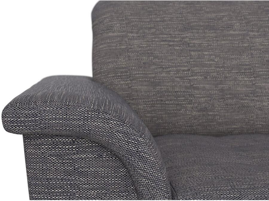 DOMO collection Hoekbank Franzi stiksels op de zitting B7T H: 278x162x80 cm L-model naar keuze met slaapfunctie bedkist en verstelbare hoofdsteun - Foto 2