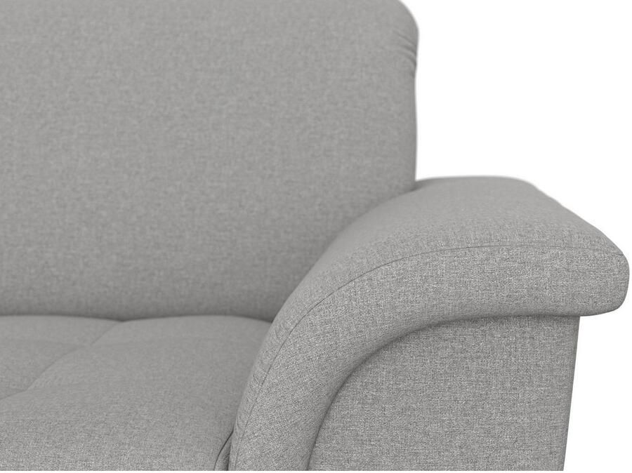 DOMO collection Hoekbank Franzi stiksels op de zitting B7T H: 278x162x80 cm L-model naar keuze met slaapfunctie bedkist en verstelbare hoofdsteun - Foto 2