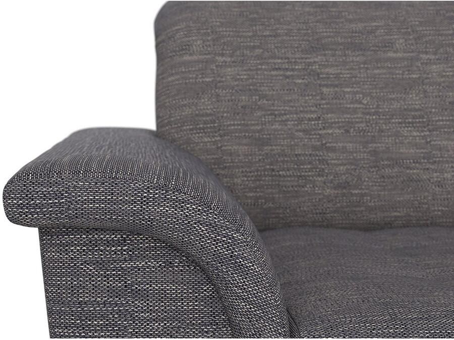 DOMO collection Hoekbank Franzi stiksels op de zitting B7T H: 278x162x80 cm L-model naar keuze met slaapfunctie bedkist en verstelbare hoofdsteun - Foto 2