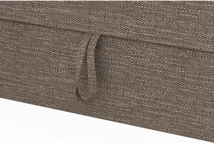 DOMO collection Hoekbank Franzi stiksels op de zitting B7T H: 278x162x80 cm L-model naar keuze met slaapfunctie bedkist en verstelbare hoofdsteun - Foto 4