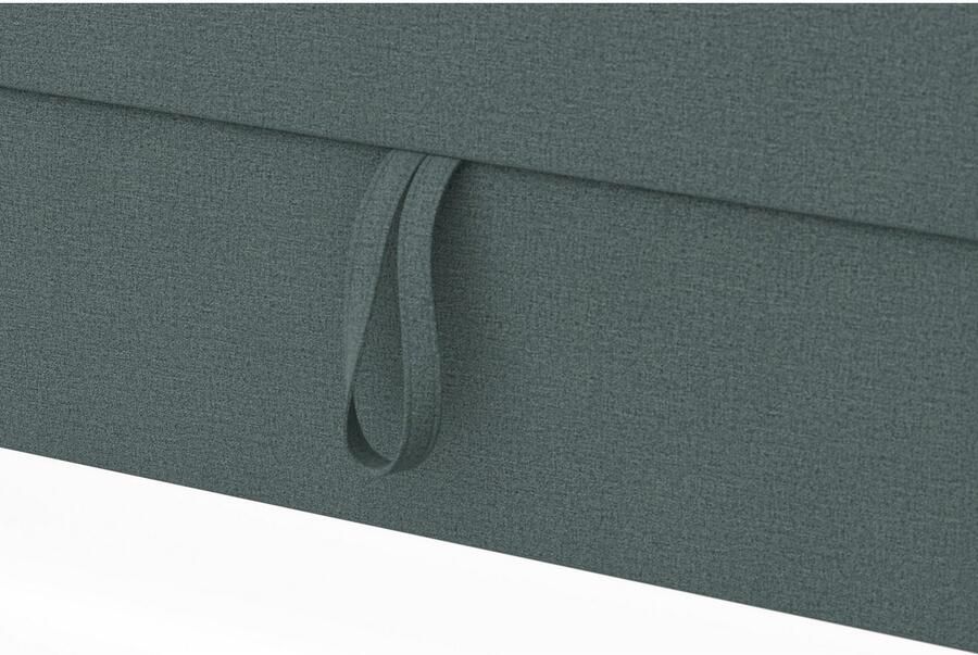 DOMO collection Hoekbank Franzi stiksels op de zitting B7T H: 278x162x80 cm L-model naar keuze met slaapfunctie bedkist en verstelbare hoofdsteun - Foto 4