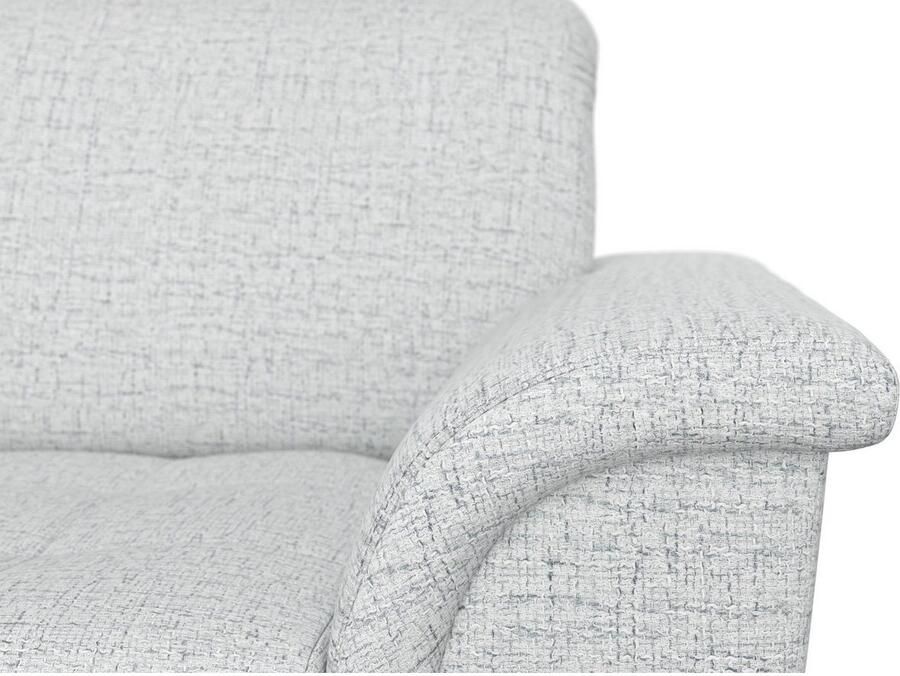 DOMO collection Hoekbank Franzi stiksels op de zitting B7T H: 278x162x80 cm L-model naar keuze met slaapfunctie bedkist en verstelbare hoofdsteun - Foto 2