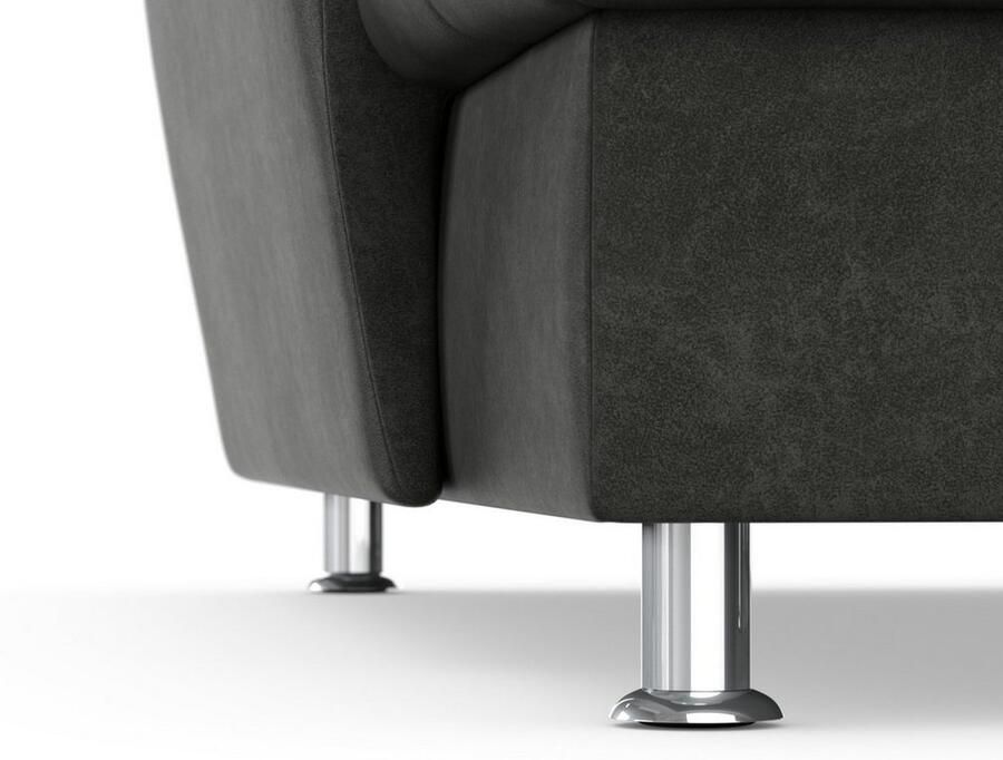 DOMO collection Hoekbank Franzi stiksels op de zitting B7T H: 278x162x80 cm L-model naar keuze met slaapfunctie bedkist en verstelbare hoofdsteun