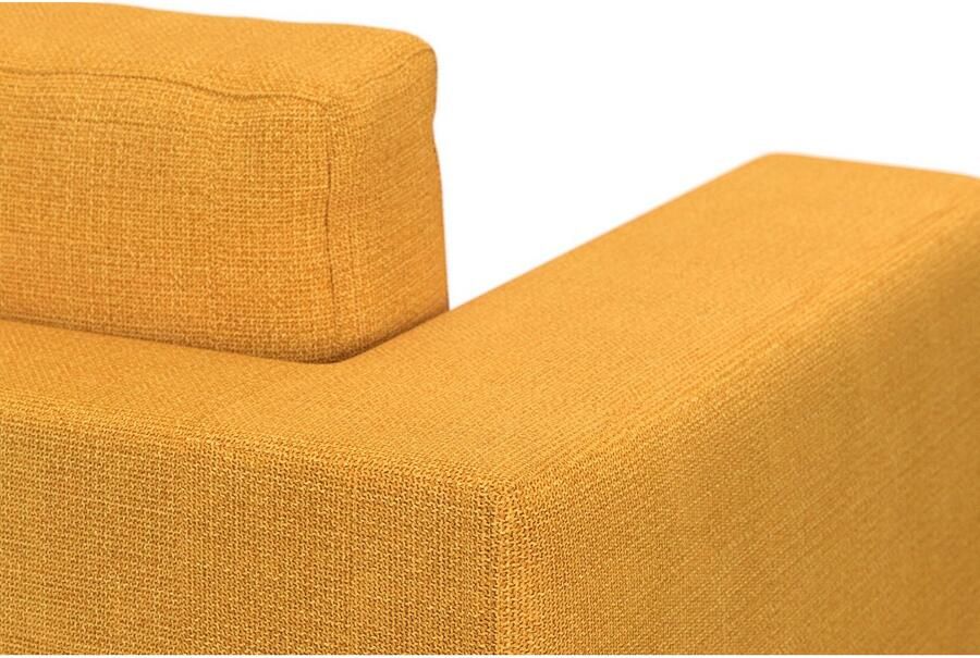 DOMO collection Hoekbank Modica compact en elegant breedte 244 L-vorm moderne uitstraling met extra brede chaise longue ook in corduroy - Foto 4