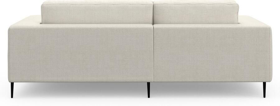 DOMO collection Hoekbank Modica compact en elegant breedte 244 L-vorm moderne uitstraling met extra brede chaise longue ook in corduroy - Foto 7