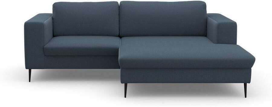 DOMO collection Hoekbank Modica compact en elegant breedte 244 L-vorm moderne uitstraling met extra brede chaise longue ook in corduroy - Foto 6