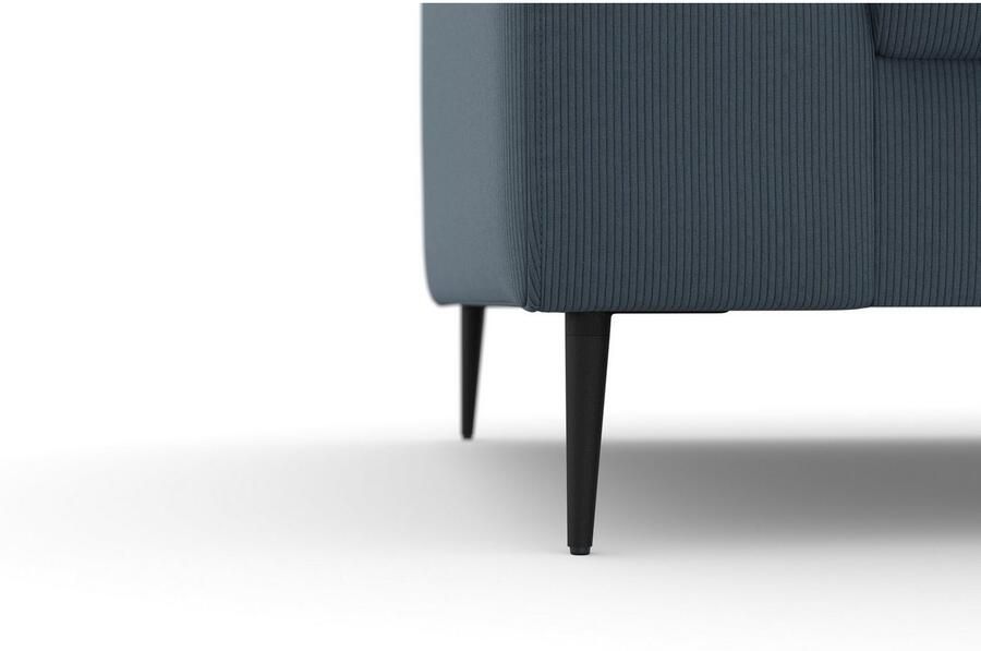 DOMO collection Hoekbank Modica compact en elegant breedte 244 L-vorm moderne uitstraling met extra brede chaise longue ook in corduroy - Foto 3