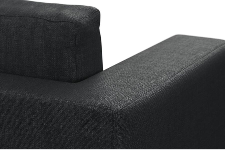 DOMO collection Hoekbank Modica compact en elegant breedte 244 L-vorm moderne uitstraling met extra brede chaise longue ook in corduroy - Foto 4
