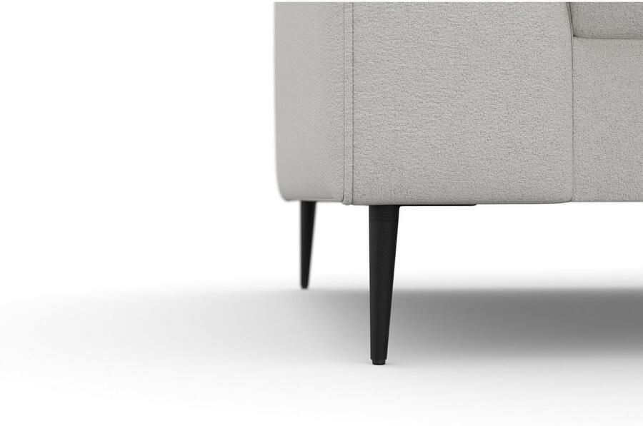 DOMO collection Hoekbank Modica compact en elegant breedte 244 L-vorm moderne uitstraling met extra brede chaise longue ook in corduroy - Foto 3