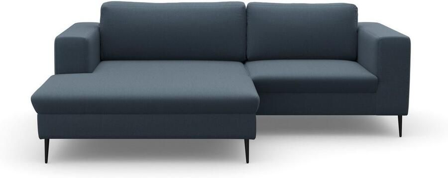 DOMO collection Hoekbank Modica compact en elegant breedte 244 L-vorm moderne uitstraling met extra brede chaise longue ook in corduroy - Foto 7