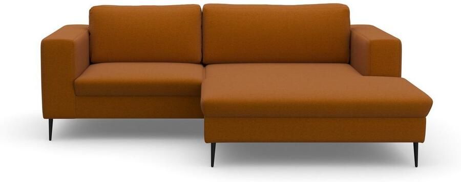 DOMO collection Hoekbank Modica compact en elegant breedte 244 L-vorm moderne uitstraling met extra brede chaise longue ook in corduroy - Foto 6