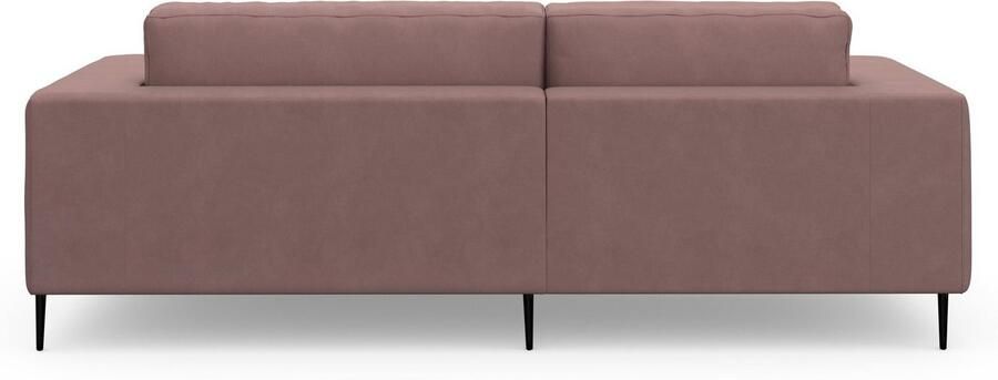 DOMO collection Hoekbank Modica compact en elegant breedte 244 L-vorm moderne uitstraling met extra brede chaise longue ook in corduroy - Foto 7