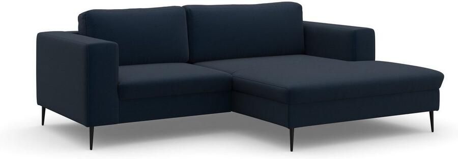 DOMO collection Hoekbank Modica compact en elegant breedte 244 L-vorm moderne uitstraling met extra brede chaise longue ook in corduroy - Foto 6