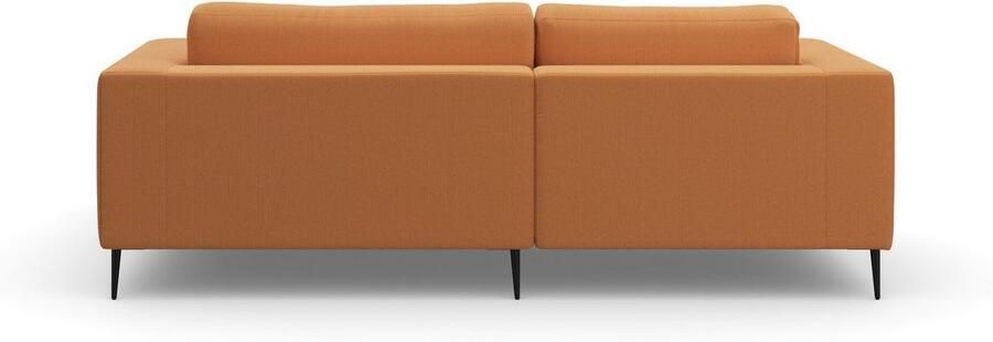 DOMO collection Hoekbank Modica compact en elegant breedte 244 L-vorm moderne uitstraling met extra brede chaise longue ook in corduroy - Foto 8