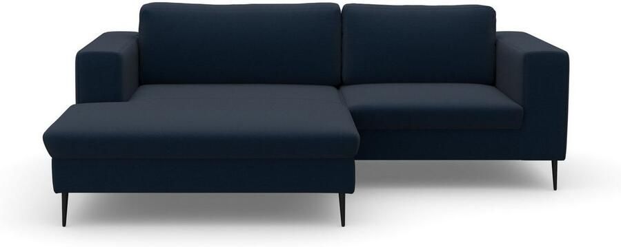 DOMO collection Hoekbank Modica compact en elegant breedte 244 L-vorm moderne uitstraling met extra brede chaise longue ook in corduroy - Foto 7