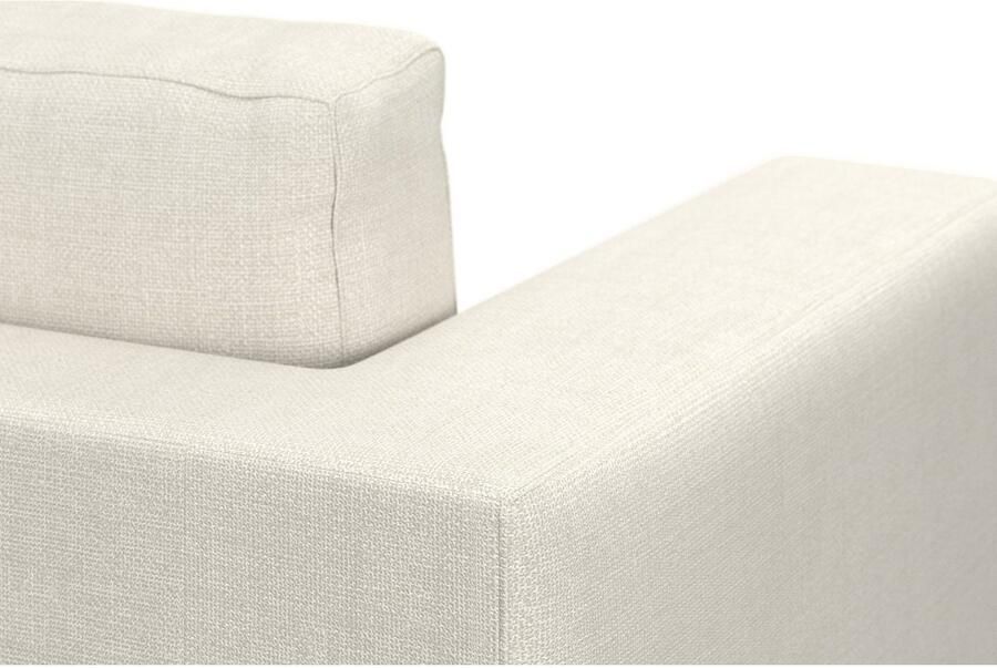 DOMO collection Hoekbank Modica compact en elegant breedte 244 L-vorm moderne uitstraling met extra brede chaise longue ook in corduroy - Foto 3