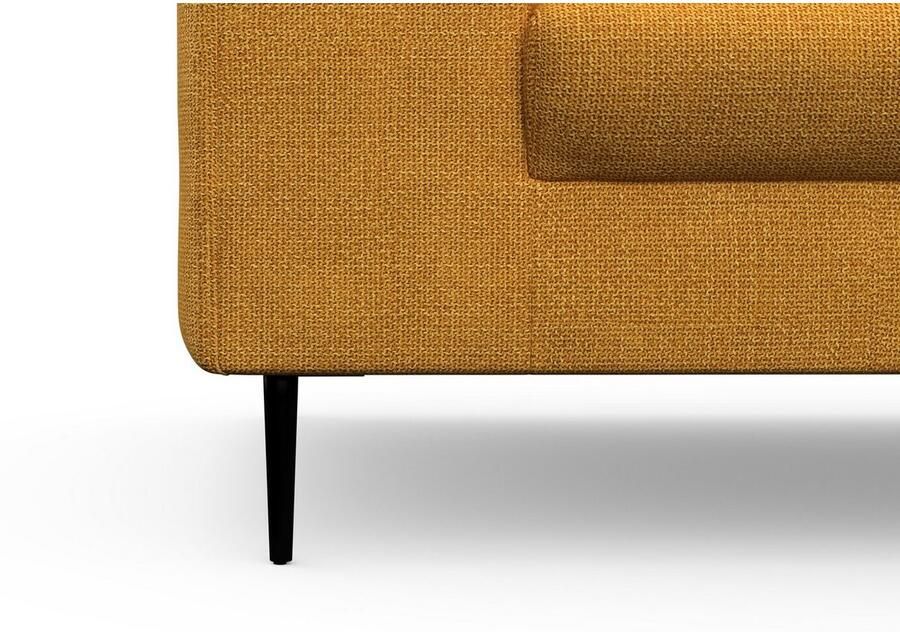 DOMO collection Hoekbank Modica compact en elegant breedte 244 L-vorm moderne uitstraling met extra brede chaise longue ook in corduroy