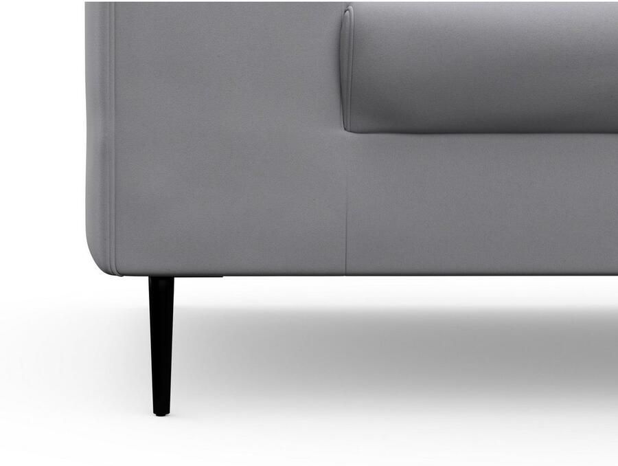 DOMO collection Hoekbank Modica compact en elegant breedte 244 L-vorm moderne uitstraling met extra brede chaise longue ook in corduroy