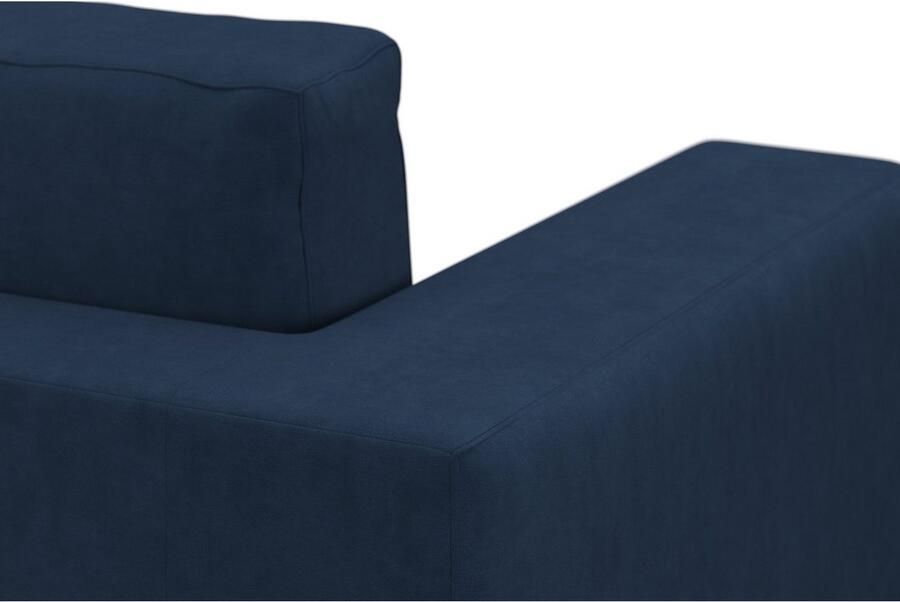 DOMO collection Hoekbank Modica compact en elegant breedte 244 L-vorm moderne uitstraling met extra brede chaise longue ook in corduroy - Foto 4