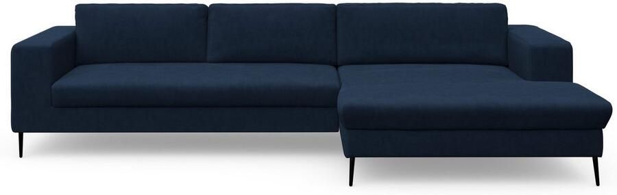 DOMO collection Hoekbank Modica tijdloos en elegant L-vorm moderne uitstraling met extra brede chaise longue ook in corduroy - Foto 5