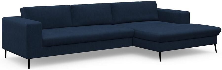 DOMO collection Hoekbank Modica tijdloos en elegant L-vorm moderne uitstraling met extra brede chaise longue ook in corduroy - Foto 6