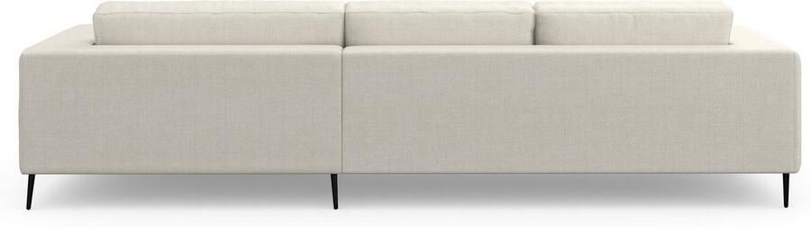 DOMO collection Hoekbank Modica tijdloos en elegant L-vorm moderne uitstraling met extra brede chaise longue ook in corduroy - Foto 7