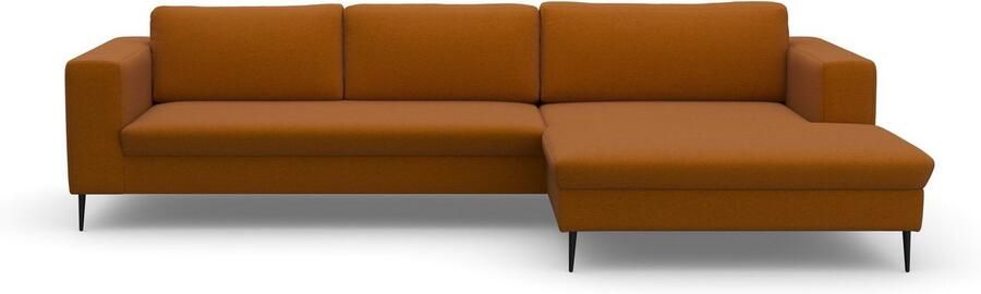 DOMO collection Hoekbank Modica tijdloos en elegant L-vorm moderne uitstraling met extra brede chaise longue ook in corduroy - Foto 5