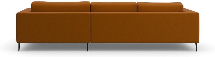 DOMO collection Hoekbank Modica tijdloos en elegant L-vorm moderne uitstraling met extra brede chaise longue ook in corduroy - Foto 7