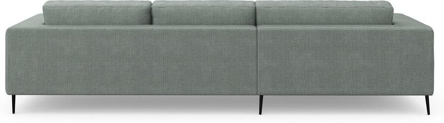 DOMO collection Hoekbank Modica tijdloos en elegant L-vorm moderne uitstraling met extra brede chaise longue ook in corduroy - Foto 7