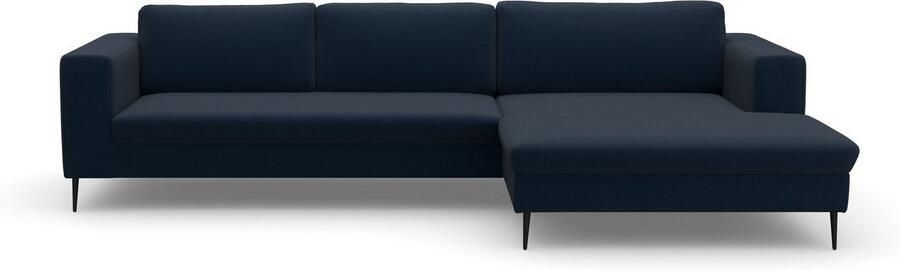 DOMO collection Hoekbank Modica tijdloos en elegant L-vorm moderne uitstraling met extra brede chaise longue ook in corduroy - Foto 5