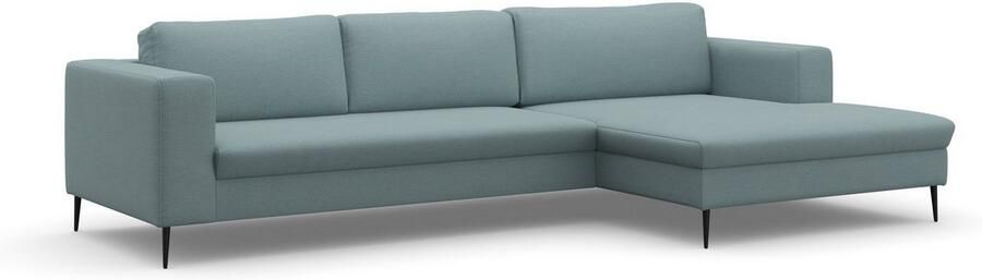 DOMO collection Hoekbank Modica tijdloos en elegant L-vorm moderne uitstraling met extra brede chaise longue ook in corduroy - Foto 6