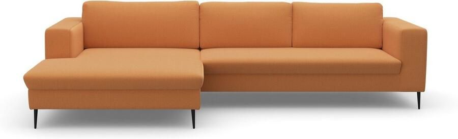 DOMO collection Hoekbank Modica tijdloos en elegant L-vorm moderne uitstraling met extra brede chaise longue ook in corduroy - Foto 6