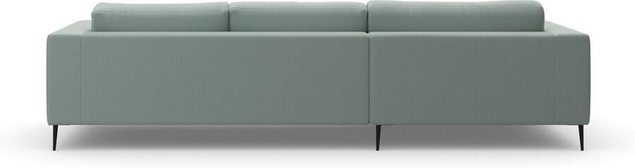 DOMO collection Hoekbank Modica tijdloos en elegant L-vorm moderne uitstraling met extra brede chaise longue ook in corduroy - Foto 7