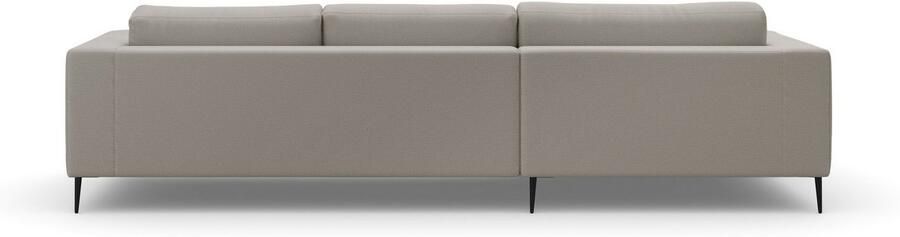 DOMO collection Hoekbank Modica tijdloos en elegant L-vorm moderne uitstraling met extra brede chaise longue ook in corduroy - Foto 8