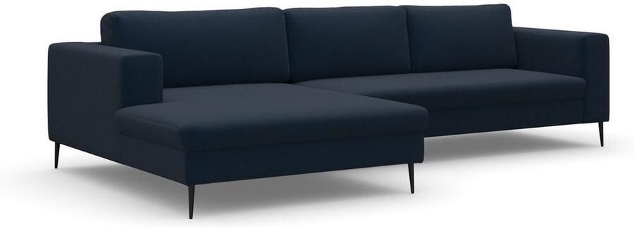 DOMO collection Hoekbank Modica tijdloos en elegant L-vorm moderne uitstraling met extra brede chaise longue ook in corduroy - Foto 6