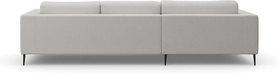 DOMO collection Hoekbank Modica tijdloos en elegant L-vorm moderne uitstraling met extra brede chaise longue ook in corduroy - Foto 7