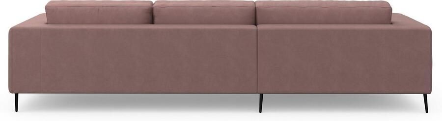 DOMO collection Hoekbank Modica tijdloos en elegant L-vorm moderne uitstraling met extra brede chaise longue ook in corduroy - Foto 7