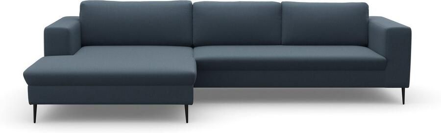 DOMO collection Hoekbank Modica tijdloos en elegant L-vorm moderne uitstraling met extra brede chaise longue ook in corduroy - Foto 6