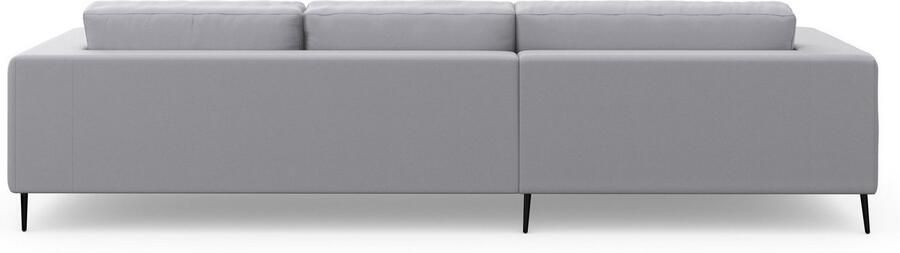 DOMO collection Hoekbank Modica tijdloos en elegant L-vorm moderne uitstraling met extra brede chaise longue ook in corduroy - Foto 6